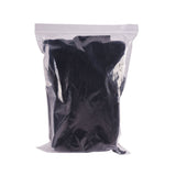 1 Set Rectangle Velvet Pouches, Drawable Pouches, Gift Bags, Black, 7x5cm