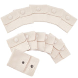 12 pc 12 Pcs Velvet Jewelry Pouches with Snap Button, Off-white Velvet Jewelry Storage Bags Luxury Gift Bag for Candy Gift and Jewelry Necklace Bracelet Packing, 7x7cm