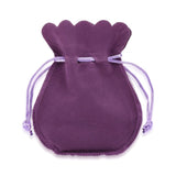 100 pc Velvet Bags Drawstring Jewelry Pouches, for Party Wedding Birthday Candy Pouches, Mixed Color, 13.5x10.5cm