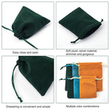 1 Set Elite Velvet Jewelry Pouches Bags, Gift Bag, Mixed Color, 36pcs/set