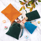 1 Set Elite Velvet Jewelry Pouches Bags, Gift Bag, Mixed Color, 36pcs/set
