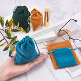 1 Set Elite Velvet Jewelry Pouches Bags, Gift Bag, Mixed Color, 36pcs/set