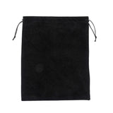 10 pc Velvet Pouches, Drawstring Bags, Rectangle, Black, 35~36x28x0.4cm