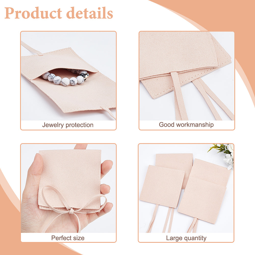 Custom velvet clearance jewelry pouches