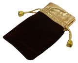 100 pc Velvet Pouches, Dark Red, about 10.5cm long, 8cm wide