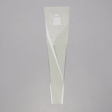 2 Bag OPP Gift Bags, Single Flower Packaging Bags, with Word Just For You and Crown Pattern, Beige, 45x12.4x0.01cm