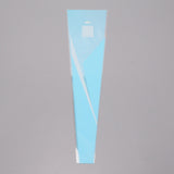 2 Bag OPP Gift Bags, Single Flower Packaging Bags, with Word Just For You and Crown Pattern, Light Sky Blue, 45x12.4x0.01cm