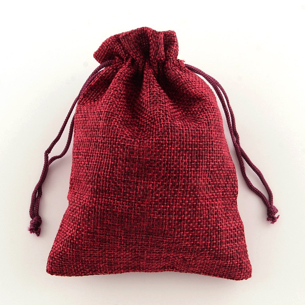 Small polyester top drawstring bags