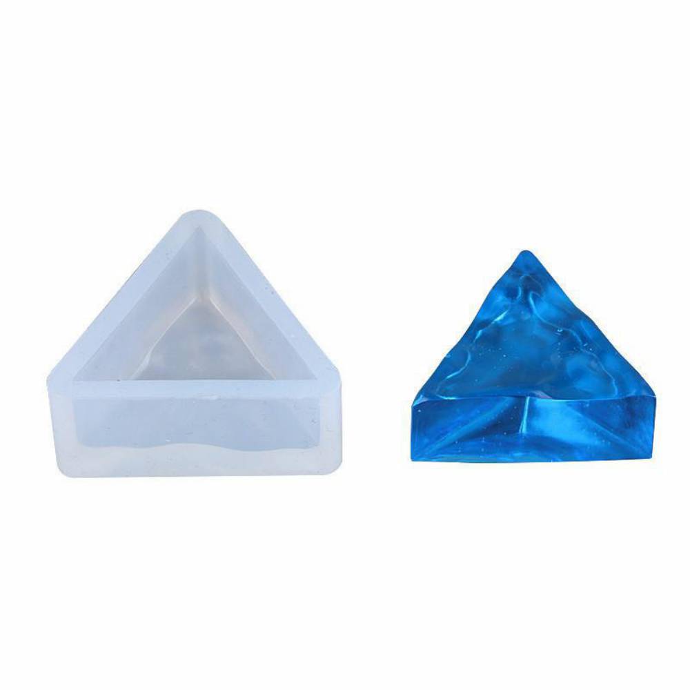 CRASPIRE Triangle Shape DIY Silicone Molds, Resin Casting Molds, For UV  Resin, Epoxy Resin Jewelry Making, White, 35x39x16.5mm, Inner Size: 28mm