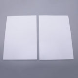 Craspire Sponge EVA Sheet Foam Paper Sets, With Double Adhesive Back, Antiskid, Rectangle, White, 30x21x0.3cm