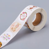 Craspire Self-Adhesive Paper Stickers, for Mother's Day, Decorative Presents, Round, Colorful, 38mm, 500pcs/roll