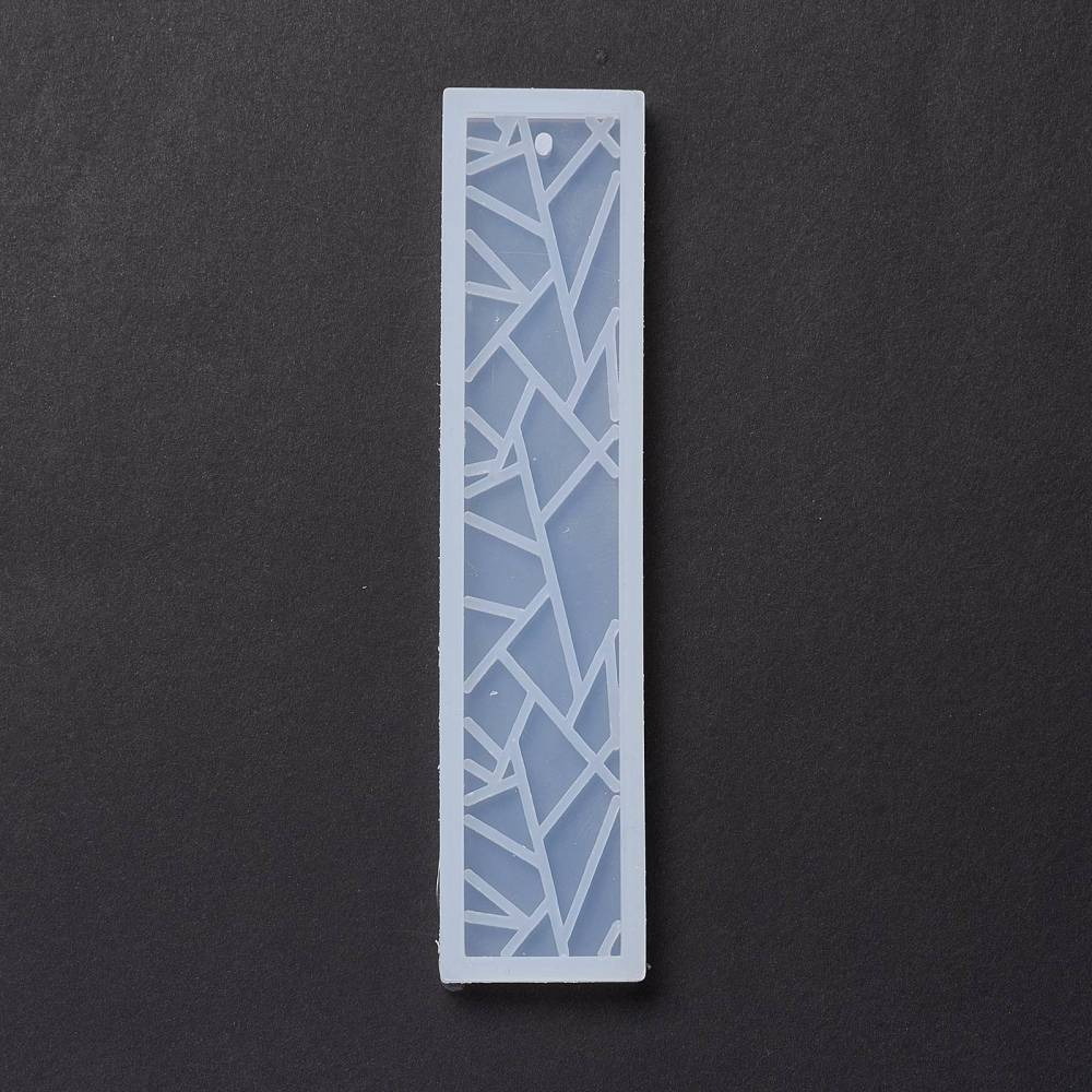 CRASPIRE DIY Bookmark Silicone Molds, Resin Casting Molds, For UV