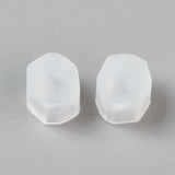 Silicone Molds, Resin Casting Molds, For UV Resin, Epoxy Resin Jewelry Making, White, 8x9x6mm, Inner Diameter: 6x7mm