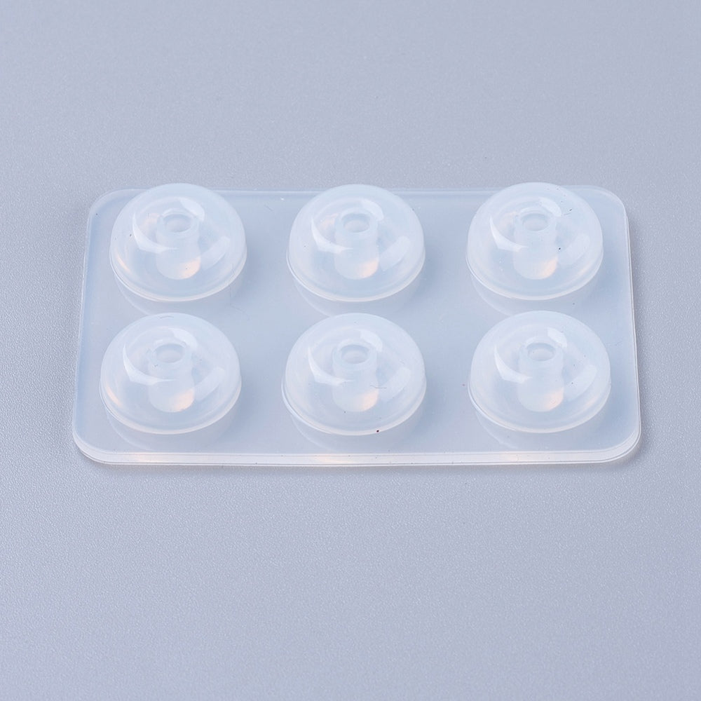 Silicone Molds, Resin Casting Molds, For UV Resin, Epoxy Resin Jewelry  Making, Round, White, 135x45x5mm, Inner Diameter: 4mm, 6mm, 8mm, 10mm,  12mm