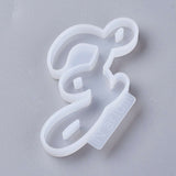 Letter DIY Silicone Molds, For UV Resin, Epoxy Resin Jewelry Making, Letter.Z, 70x45x8mm, Inner Diameter: 67x36mm