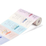 Craspire Thank You for Your Purchase Label Stickers Rolls, Rectangular Stickers for Small Business, Flower Pattern, 10.5x3.4cm