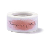 Craspire Self-Adhesive Paper Gift Tag Youstickers, Rectangle with Word Thank You for you order Appreciation Stickers Labels, for Party Presents Decorative, Colorful, 7.5x2.5x0.009cm, 150pcs/roll