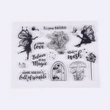 Craspire Silicone Stamps, for DIY Scrapbooking, Photo Album Decorative, Cards Making, Clear, 13~76x16~58mm