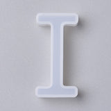 Silicone Molds, Resin Casting Molds, For UV Resin, Epoxy Resin Jewelry Making, White, Letter.I, 4.1x2x1.1cm