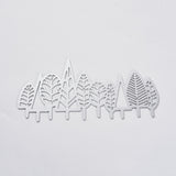 CRASPIRE Carbon Steel Cutting Dies Stencils, for DIY Scrapbooking/Photo Album, Decorative Embossing DIY Paper Card, Tree, Matte Platinum Color, 6.1x13.5cm