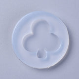 Silicone Molds, Resin Casting Molds, For UV Resin, Epoxy Resin Jewelry Making, Plum Blossom, White, 53x8mm, Plum Blossom: 38x36mm