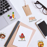 Craspire Cartoon Paper Stickers Set, Waterproof Adhesive Label Stickers, for Water Bottles, Laptop, Luggage, Cup, Computer, Mobile Phone, Skateboard, Guitar Stickers Decor, Mixed Color, 3.7x4.5x0.02cm, 50pcs/bag
