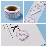 Craspire 1 Inch Thank You Stickers, Adhesive Roll Sticker Labels, for Envelopes, Bubble Mailers and Bags, Colorful, 25mm, 500pcs/roll