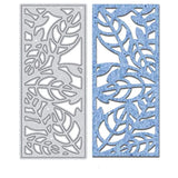 CRASPIRE Carbon Steel Cutting Dies Stencils, for DIY Scrapbooking/Photo Album, Decorative Embossing DIY Paper Card, Leaf Pattern, 38x88mm, 2pcs/set