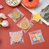 1 Bag OPP Cellophane Packaging Bags, Frosted, for Bake Packaging, Rectangle, Clear, 10x7cm, Unilateral Thickness: 0.05mm, Inner Measure: 7x7cm, about 95~100pcs/bag