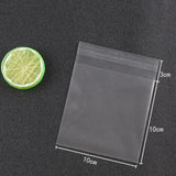 1 Bag OPP Cellophane Packaging Bags, Frosted, for Bake Packaging, Rectangle, Clear, 13x10cm, Unilateral Thickness: 0.05mm, Inner Measure: 10x10cm, about 95~100pcs/bag