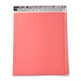 10 pc Matte Film Package Bags, Bubble Mailer, Padded Envelopes, Rectangle, Salmon, 31.2x23.8x0.2cm