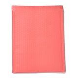 10 pc Matte Film Package Bags, Bubble Mailer, Padded Envelopes, Rectangle, Salmon, 31.2x23.8x0.2cm