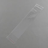 100 pc OPP Cellophane Bags, Rectangle, Clear, Clear, 26.5x5cm, Unilateral thickness: 0.035mm, Inner measure: 21x5cm
