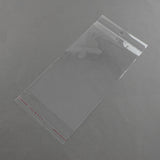 100 pc OPP Cellophane Bags, Rectangle, Clear, 24x11cm, Unilateral thickness: 0.035mm, Inner measure: 19x11cm