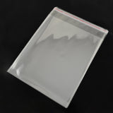 100 pc OPP Cellophane Bags, Rectangle, Clear, 24x18cm, Unilateral Thickness: 0.035mm, Inner Measure: 20.5x18cm