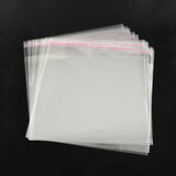 100 pc OPP Cellophane Bags, Square, Clear, 18x17.5cm, Unilateral Thickness: 0.035mm, Inner Measure: 14.5x17.5cm.