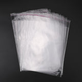 100 pc OPP Cellophane Bags, Rectangle, Clear, 24x16cm, Unilateral Thickness: 0.035mm, Inner Measure: 20.5x15cm
