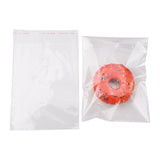 100 pc OPP Cellophane Bags, Rectangle, Clear, 24x16cm, Unilateral Thickness: 0.035mm, Inner Measure: 20.5x15cm