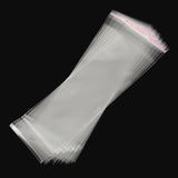 100 pc OPP Cellophane Bags, Rectangle, Clear, 24x7cm, Hole: 8mm, Unilateral Thickness: 0.035mm, Inner Measure: 18x7cm