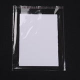 50 pc OPP Cellophane Bags, Rectangle, Clear, 27x20cm, Unilateral Thickness: 0.035mm, Inner Measure: 23x20cm