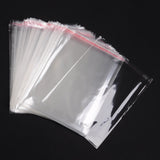50 pc OPP Cellophane Bags, Rectangle, Clear, 27x20cm, Unilateral Thickness: 0.035mm, Inner Measure: 23x20cm
