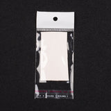 200 pc Cellophane Bags, 11.5x5cm, Unilateral Thickness: 0.035mm, Inner Measure: 6.5x5cm, Hole: 6mm