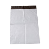 20 pc Rectangle Plastic Zip Lock Bags, Resealable Packaging Bags, Self Seal Bag, White, 32x20cm