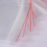 200 pc Plastic Zip Lock Bags, Resealable Packaging Bags, Top Seal, Rectangle, Clear, 15x10cm, Unilateral Thickness: 0.9 Mil(0.025mm)