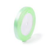 1 Roll Double Face Satin Ribbon, Polyester Ribbon, Sky Blue, 1/8 inch(3mm) wide, about 880yards/roll(804.672m/roll)