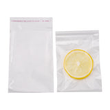 100 pc OPP Cellophane Bags, Adhesive, Rectangle, Clear, 19x11cm, Unilateral Thickness: 0.023mm, Inner Measure: 16x11cm