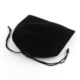 5 pc Velvet Jewelry Bag, Rectangle, Black, 17x15cm