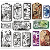 Craspire Custom PVC Plastic Clear Stamps, for DIY Scrapbooking, Photo Album Decorative, Cards Making, Others, 160x110x3mm