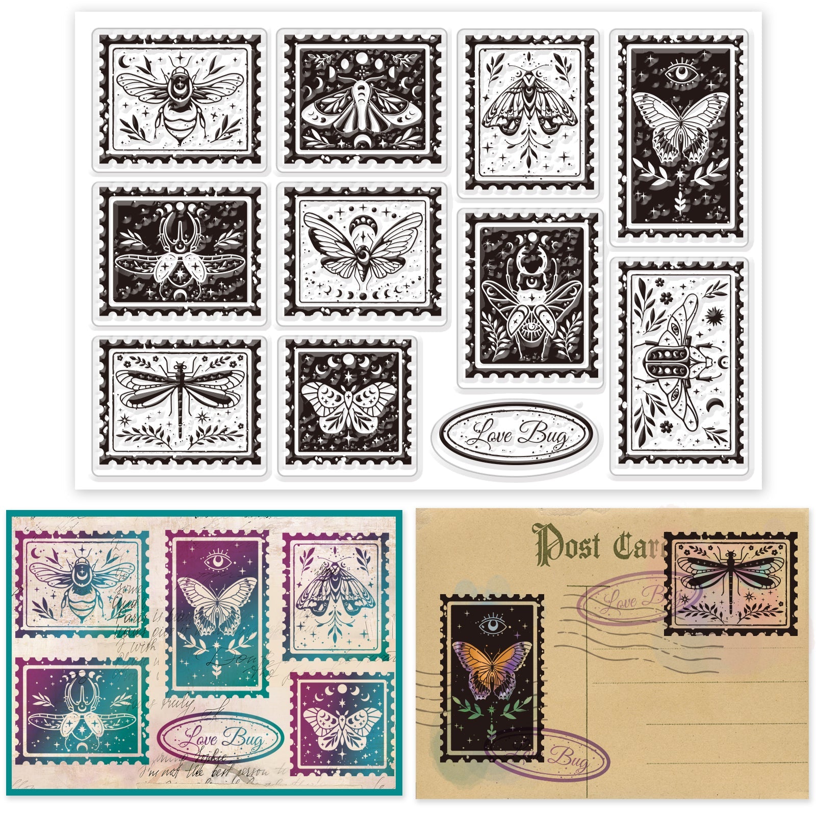 Craspire Acrylic Stamps, for DIY Scrapbooking, Photo Album