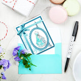 Craspire Custom PVC Plastic Clear Stamps, for DIY Scrapbooking, Photo Album Decorative, Cards Making, Clothes, 160x110x3mm